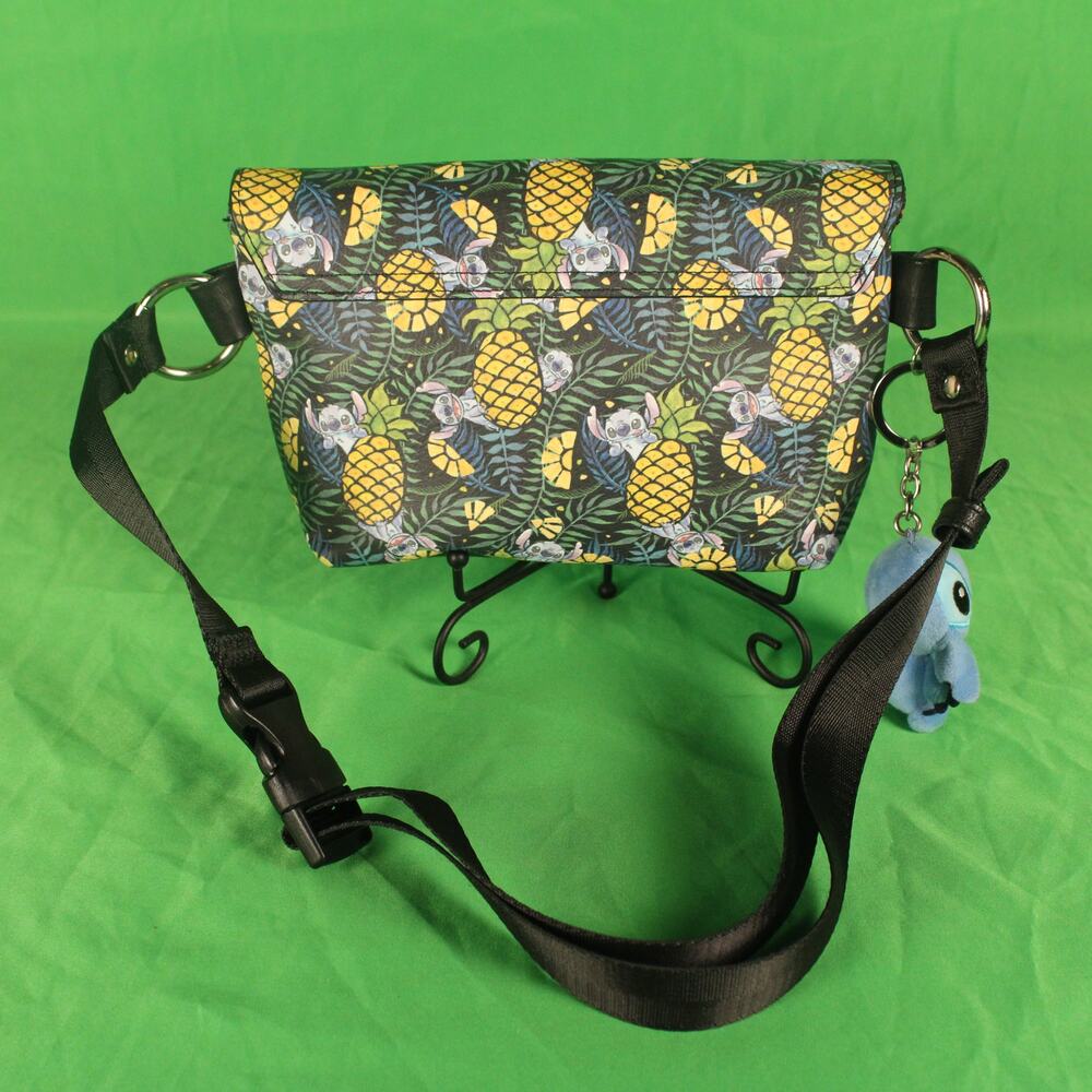 Loungefly Stitch Pineapples Fanny Pack – OG Heart Logo – NWT - Picture 11 of 13